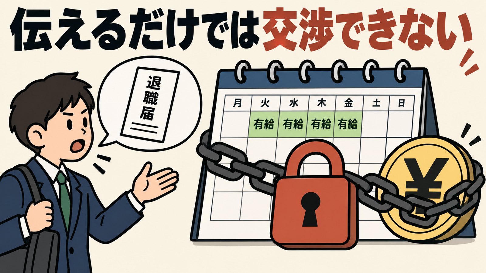 民間企業の退職代行は交渉できない
