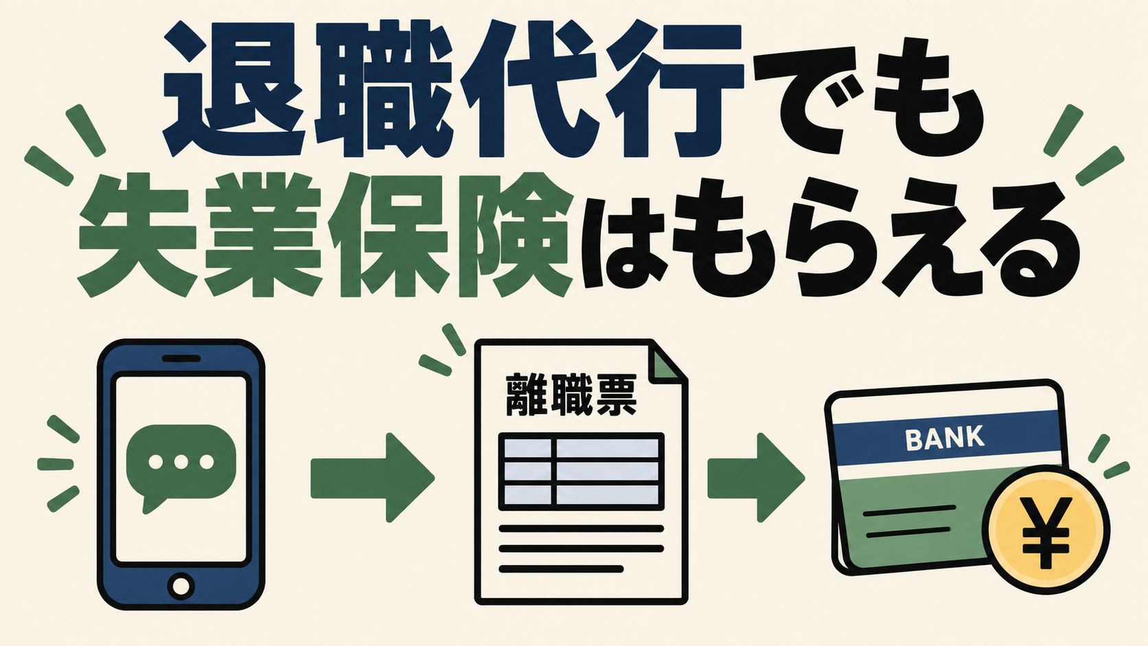 退職代行を使っても失業保険はもらえる